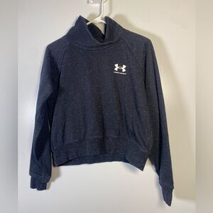 Under Armour Women's Dark Blue Cowl Neck Sweater